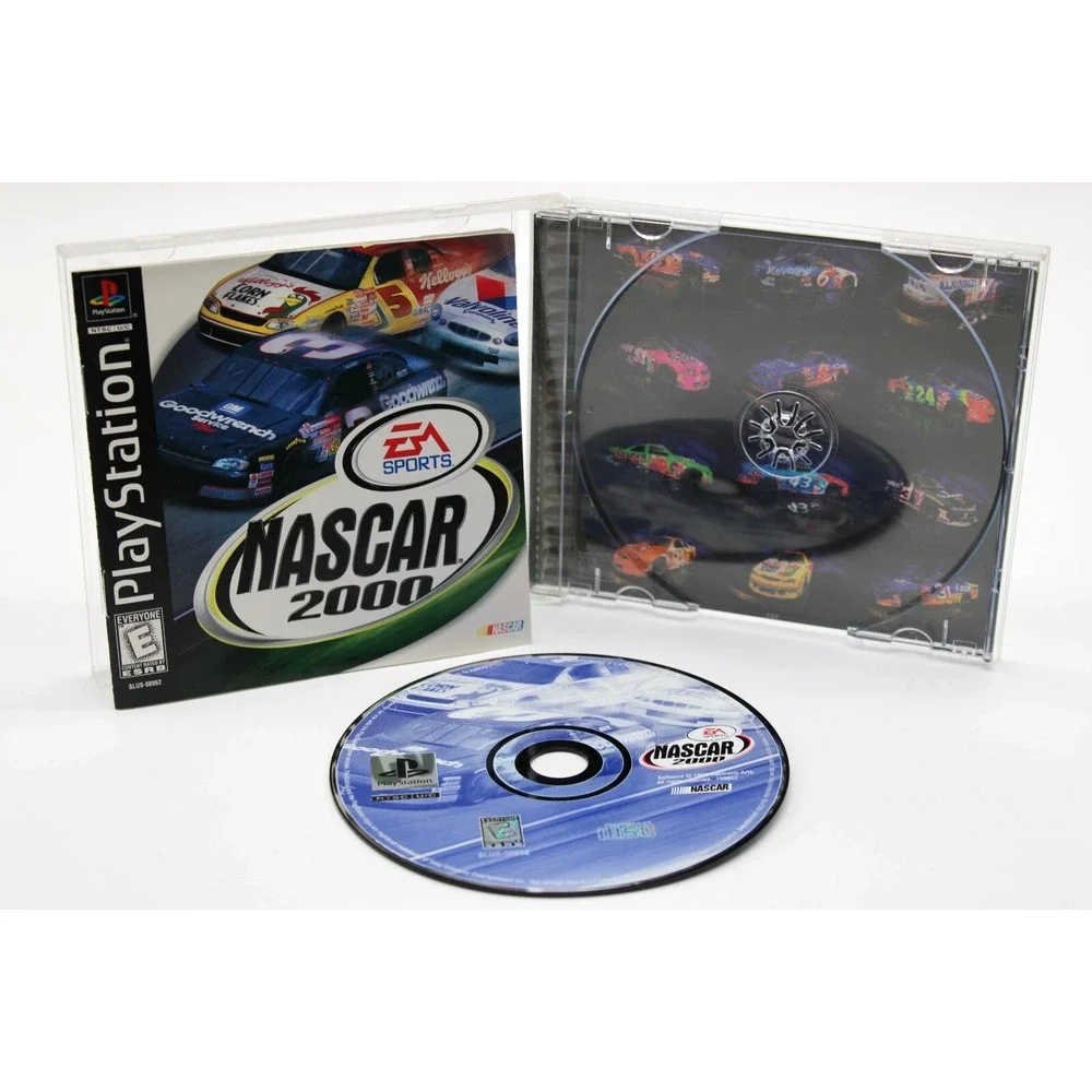 EA Sports NASCAR 2000 Sony PlayStation 1 CIB Complete With Manual + Reg PS1 PSX‎